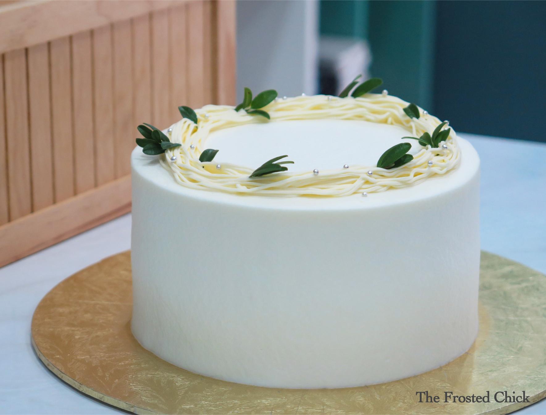 fresh cream rustic wreath